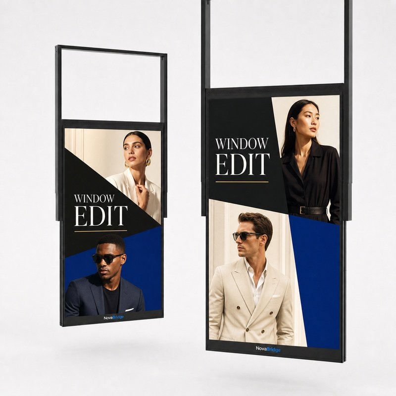 Why High-Brightness Window Displays Matter for Storefront Advertising
