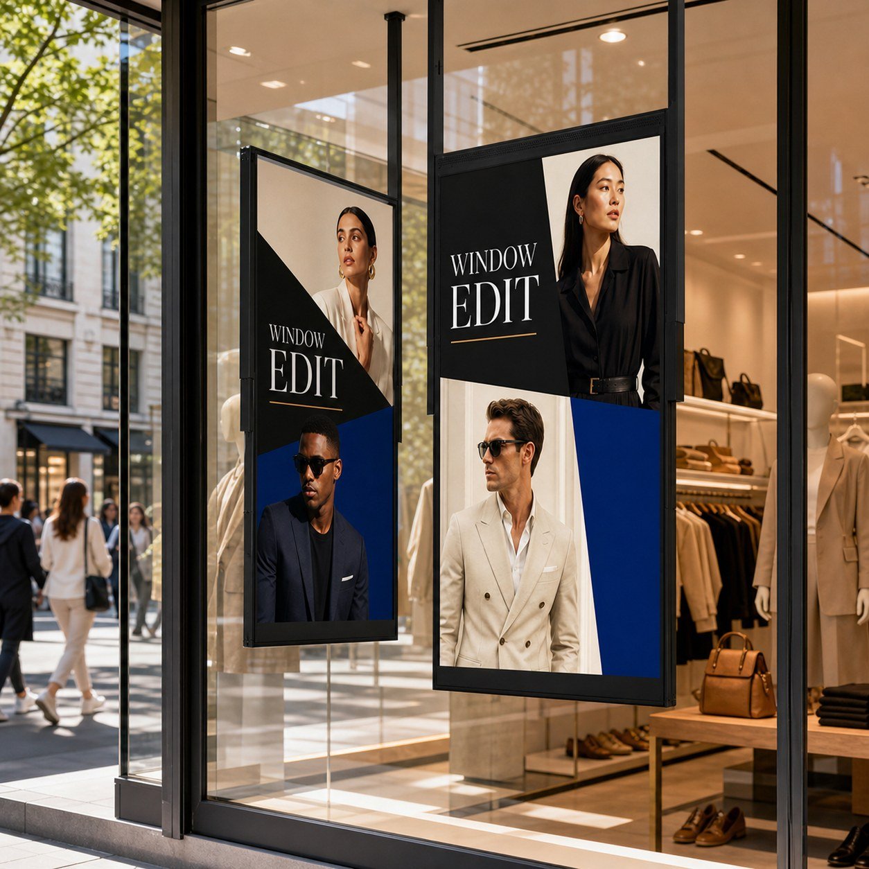 High-Brightness Window Display